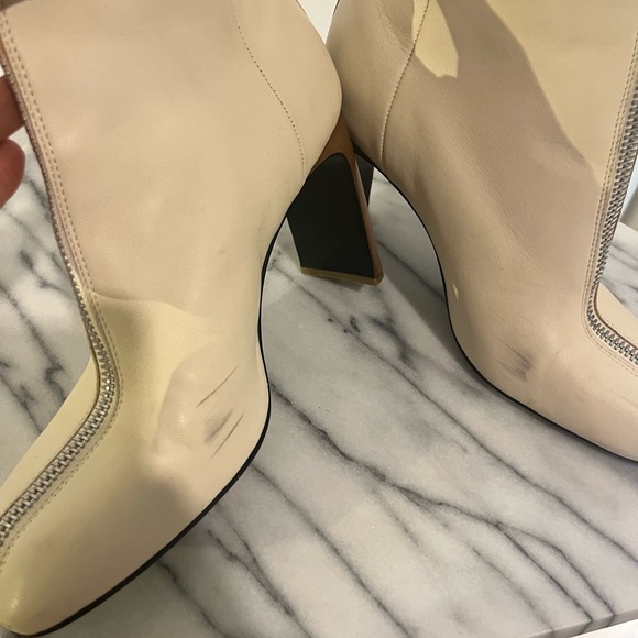 Rag & Bone Ellis Cream Leather Tabi Style High boots with Zipper 38 / 8.5 $770 - Picture 10 of 13